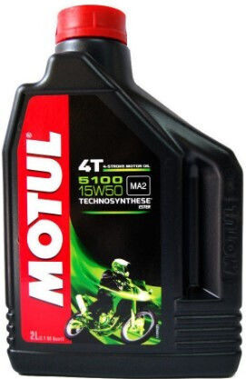 Motul 5100 4T 15W-50 Ημισυνθετικό Λάδι Μοτοσυκλέτας για Τετράχρονους Κινητήρες 4lt