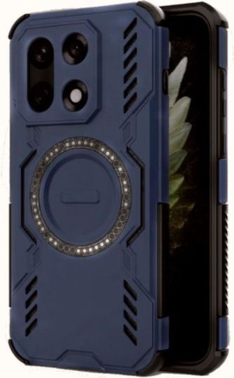 Techsuit Umschlag Rückseite Kunststoff Blau (OnePlus 15)