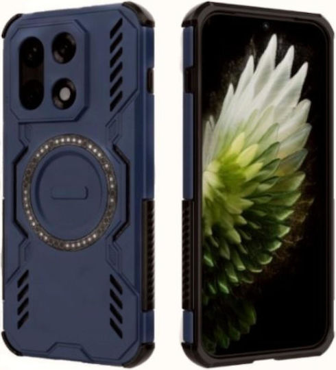 Techsuit Umschlag Rückseite Kunststoff Blau (OnePlus 15)