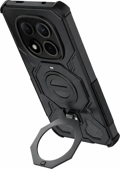 Tech-Protect TacticStand MagSafe Back Cover Σιλικόνης / Πλαστικό Μαύρο (Redmi Note 15 Pro+ / Poco M8 Pro)