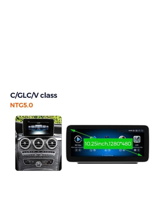 Carmedia Car Audio System for Mercedes-Benz CLC Class / GLC 2014 (Bluetooth/USB/AUX/WiFi/GPS/Apple-Carplay/Android-Auto) with Touch Screen 10.25"