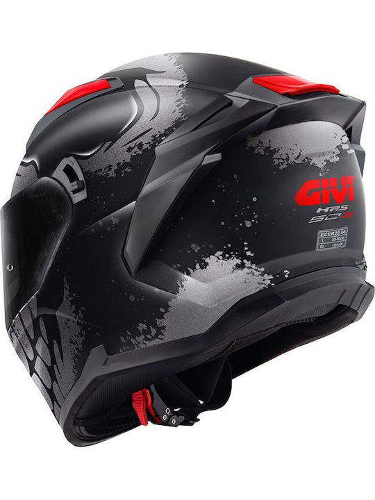 Givi 50.Z Skull Κράνος Μηχανής Full Face ECE 22.06 με Sunvisor