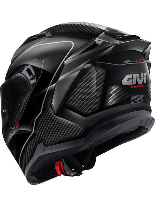 Givi 50.Z Titanium/Black Κράνος Μηχανής Full Face ECE 22.06 με Sunvisor