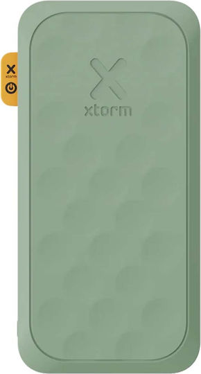 Xtorm Fuel Series Power Bank 10000mAh 20W με Θύρα USB-A και 2 Θύρες USB-C Sage Green