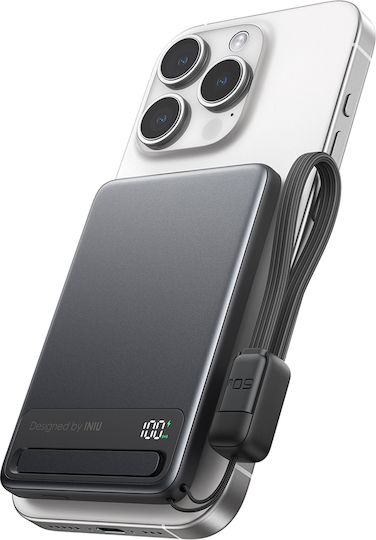 Iniu Power Bank 5000mAh cu Port USB-C Negru