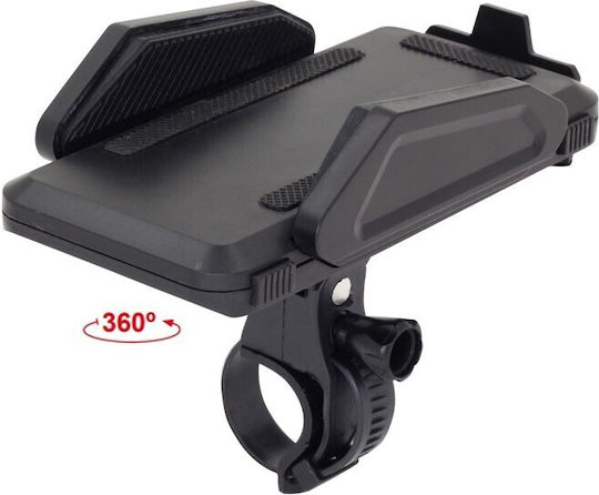 Suport Telefon Bicicletă Lățime Reglabilă 59-98 Mm Prindere Pe Ghidon Negru