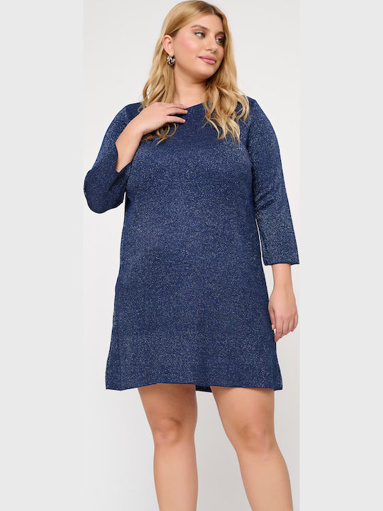 Mini Abendkleid Blau