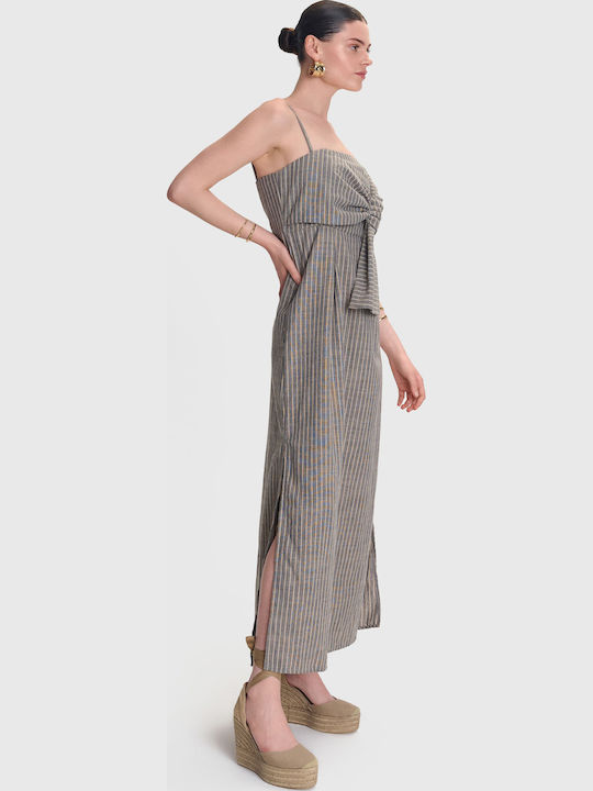 Καλοκαιρινό Maxi Φόρεμα grey