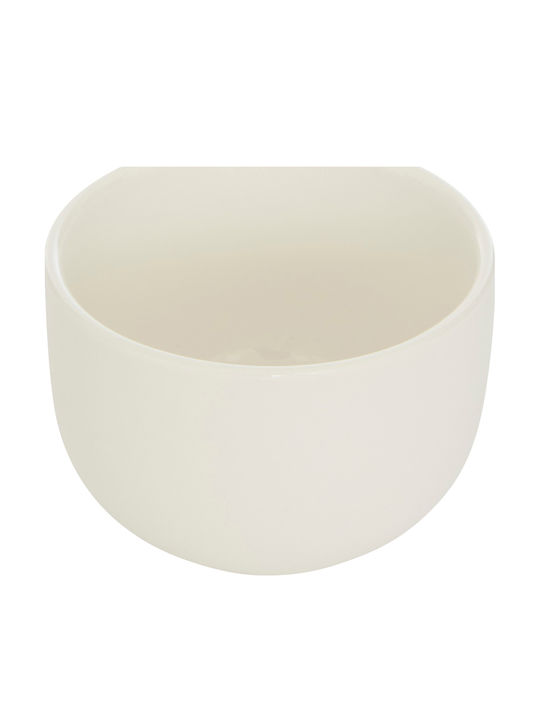 Ceramic Dessert Divided Serving Plate with 4 Slots S-d Elegance White Ø26cmxY6.5cm