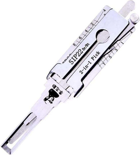 Lishi Original Sip22 Instrument Auto Decoder 2-în-1 Chei Fiat 500 Alfa Romeo Iveco Jeep Dodge Uși Portbagaj