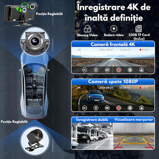 Ecran Tactil 10.26" Multimedia Pentru Tabloul De Bord Auto Cu Apple CarPlay / Android Auto / Bluetooth / GPS