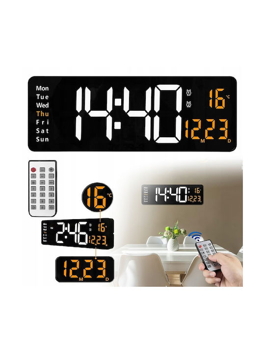 Ceas Digital de Masă cu Alarmă Negru ZD1DS63QWS626