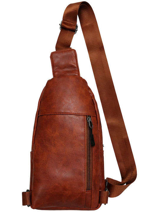 Herrentasche Sling Braun