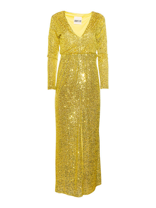 Rochie Maxi De Seară Galbenă