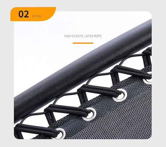 Stuhl Strand Aluminium Schwarz