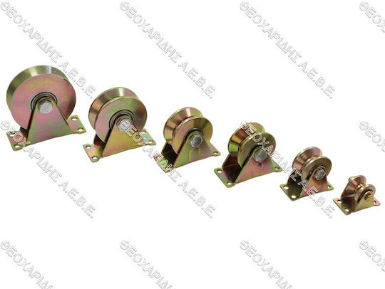 Раула V Със Стойка 95x116mm Метално За Плъзгаща Врата Agroequip