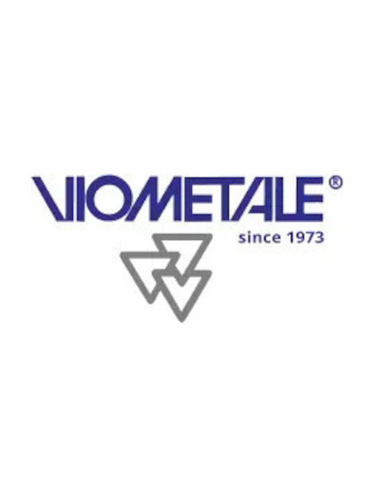 Viometale Hebel Mittlere Tür mit Rosette 06.350 Paar mit Rosette Matte White