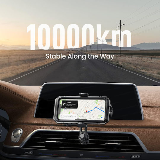 Lisen Car Mobile Mount with Adjustable Hooks Black