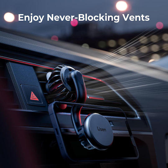 Lisen Car Mobile Mount with Magnet MagSafe Black