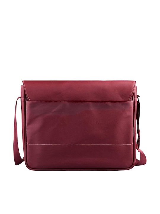Be Z Le Reporter Shoulder Bag 10" Screen Reinforced Pockets Red