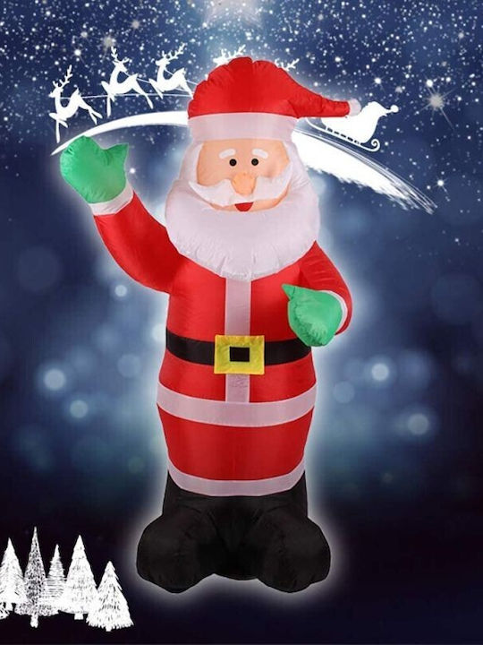 Luminat Decorativ Moș Crăciun Gonflabil Roșuς 180cm.