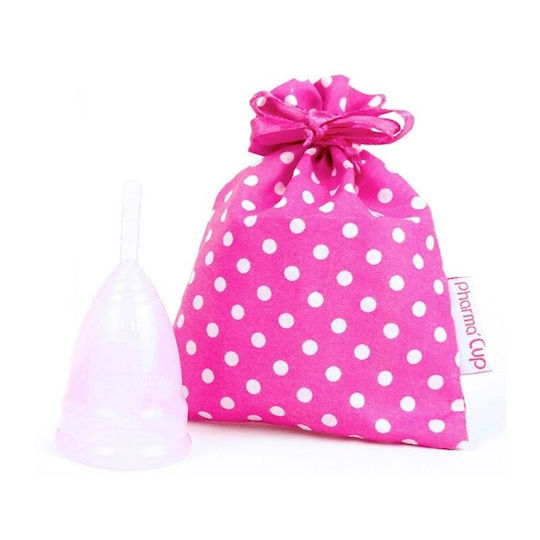 Pharma' Cup Menstrual Cup Silicone Pink Size 1 1pc