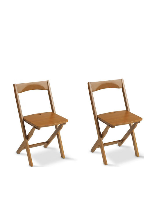 Scaun de exterior Lemn Diana Maro 2buc 40x45x76cm