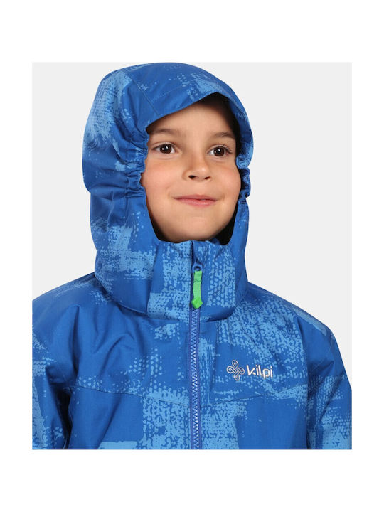 Waterproof Kids' Casual Jacket Windproof with Hood Dark Blue