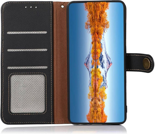 Khazneh Wallet Δερμάτινο Μαύρο (OnePlus 15R)