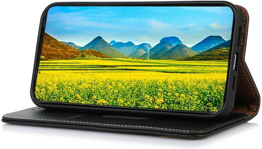 Khazneh Buchen Sie Leder Schwarz (OnePlus 15R)