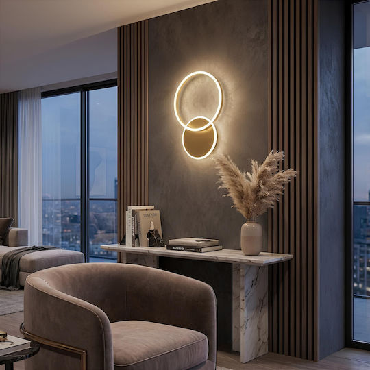 kelvo Lamp Wall with Integrated LED and Adjustable White Light 40x7.5cm
