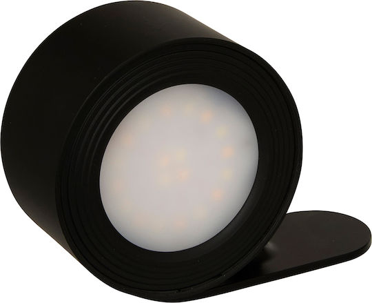 5Five Einzel LED Natürliches Weiß Spot in Schwarz Farbe