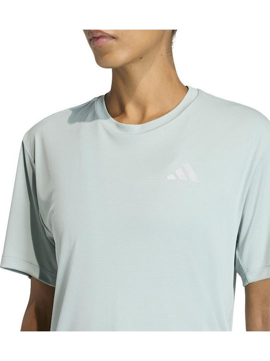 Adi365 Running Γυναικείο T-shirt Fast Drying Τιρκουάζ