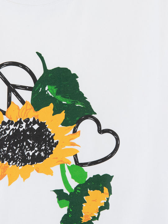 Moschino T-Shirt Κίτρινο, Λευκό, Μαύρο