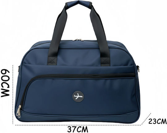 Sack Voyage Navy Blue Fabric L60xW23xH37cm