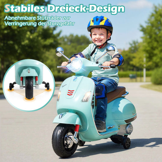 Kids Motorbike Licensed Electric 6 Volt Green