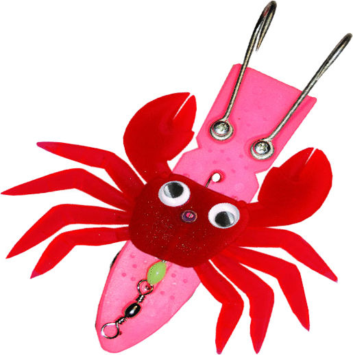 Technofish Large Künstlicher Köder Oktopusse Leuchtend No4 Pink-fluorescent