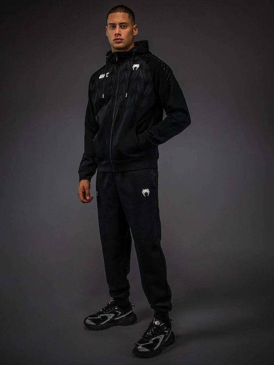 Sweatshirt with Hood Black/white