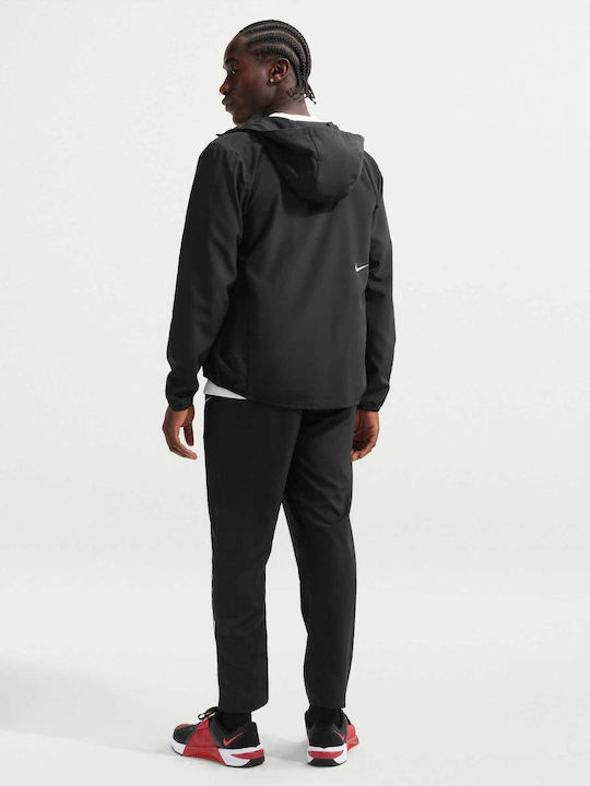 Dri-Fit Φούτερ με Κουκούλα Black