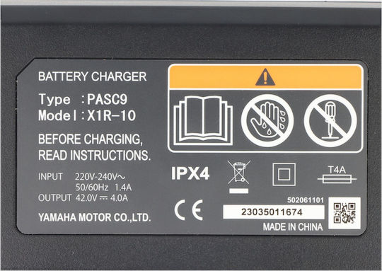 Schneller Fastcharger Ladegerät 42 Volt 4a Pasc9 Lithium-Ionen-Batterien Yamaha In-tube 36 Volt