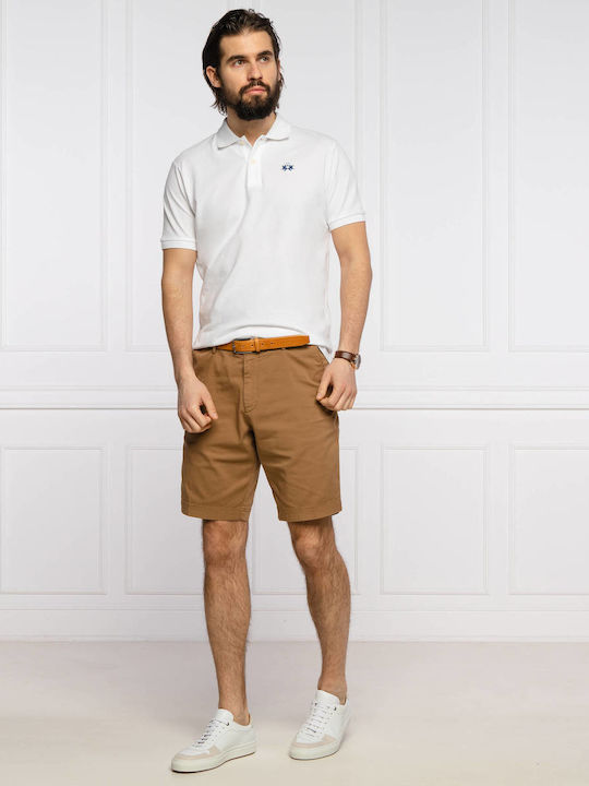 Polo Short Sleeve White Blouse