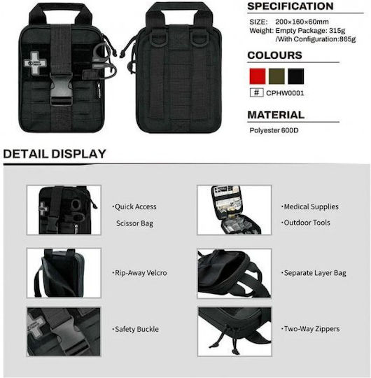 Rhino Rescue Military Backpack Travel made of Polyester Green