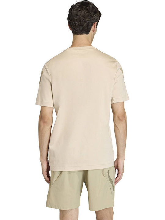 adidas Z.n.e. Polo Μπλούζα Μπέζ