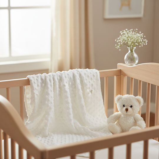 Nansydimo Blanket Nursery Swaddling Blankets White 85x90cm