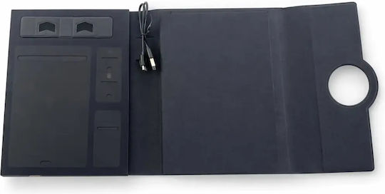 Органайзер Powerbank Бележник Черен (Персонализиран)