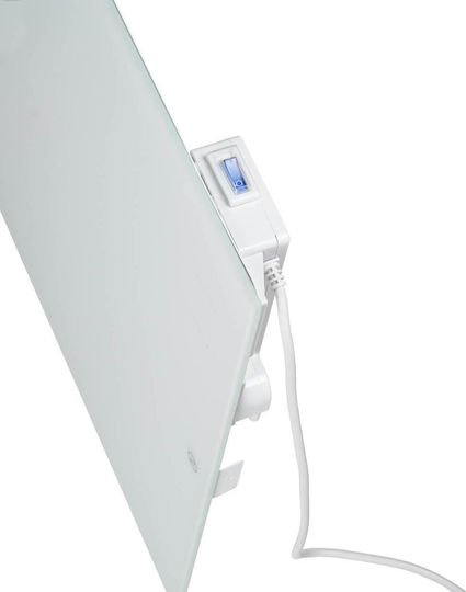 Eurom Sani Radiator Electric Pentru Prosoape Cu Fațadă De Sticlă 1000W 127x55cm Albă