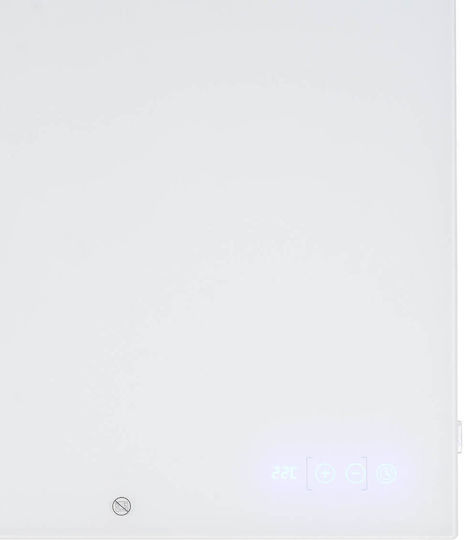 Eurom Sani Radiator Electric Pentru Prosoape Cu Fațadă De Sticlă 1000W 127x55cm Albă