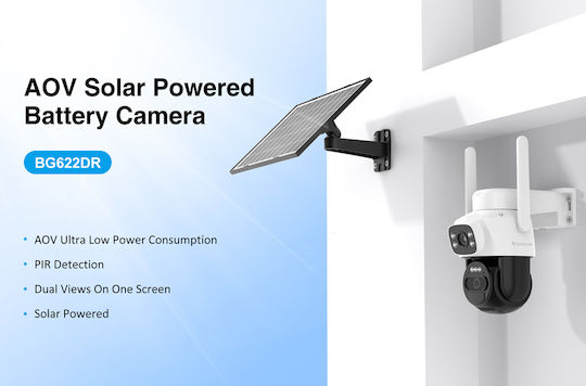 Vstarcam BG622DR IP Surveillance Camera 4G Full HD 1080p Waterproof Battery Powered with Two-Way Communication and Lens 4mm