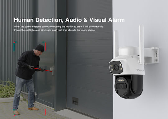 Vstarcam BG622DR IP Surveillance Camera 4G Full HD 1080p Waterproof Battery Powered with Two-Way Communication and Lens 4mm
