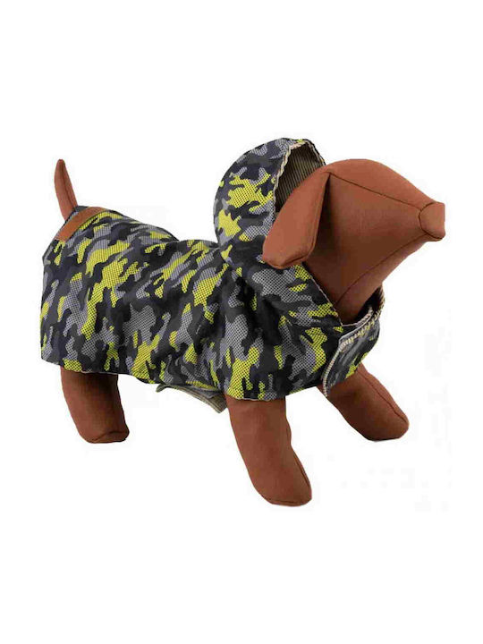 Woofmoda Camouflage M Beige Waterproof Dog Coat with Hood